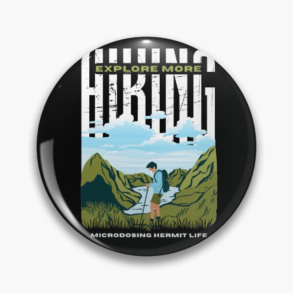 Item preview, Hiking: Microdosing Hermit Life designed and sold by Saggytarius.