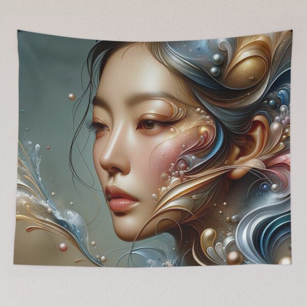 Item preview, Surreal Harmony of Golden Cascades designed and sold by Pierre Beaulnes.