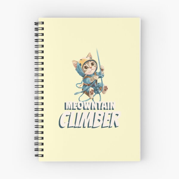 Item preview, Meowntaineer #mountainlover #catlover #climbinglover designed and sold by Anna Halasek.