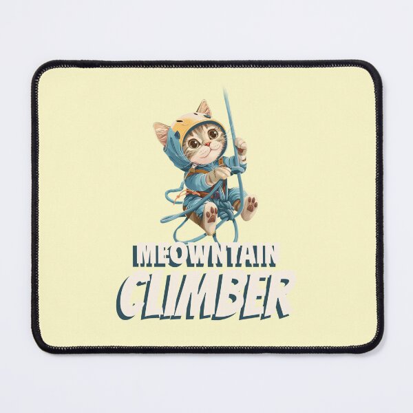 Item preview, Meowntaineer #mountainlover #catlover #climbinglover designed and sold by Anna Halasek.