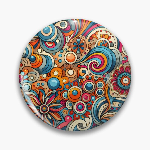 Item preview, Retro Psychedelic pattern designed and sold by Travelcases.