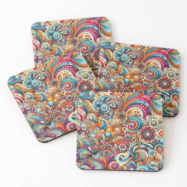 Item preview, Retro Psychedelic pattern designed and sold by Travelcases.