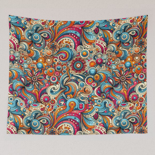 Item preview, Retro Psychedelic pattern designed and sold by Travelcases.