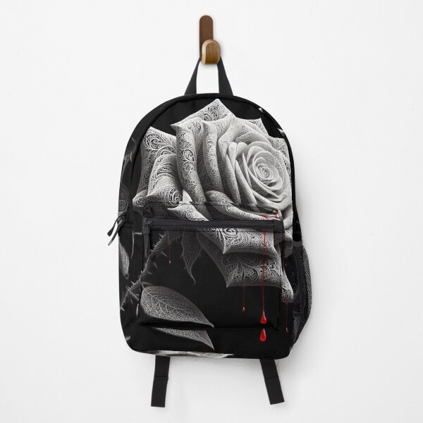 Item preview, Bloody Black White Rose designed and sold by connie campbell.