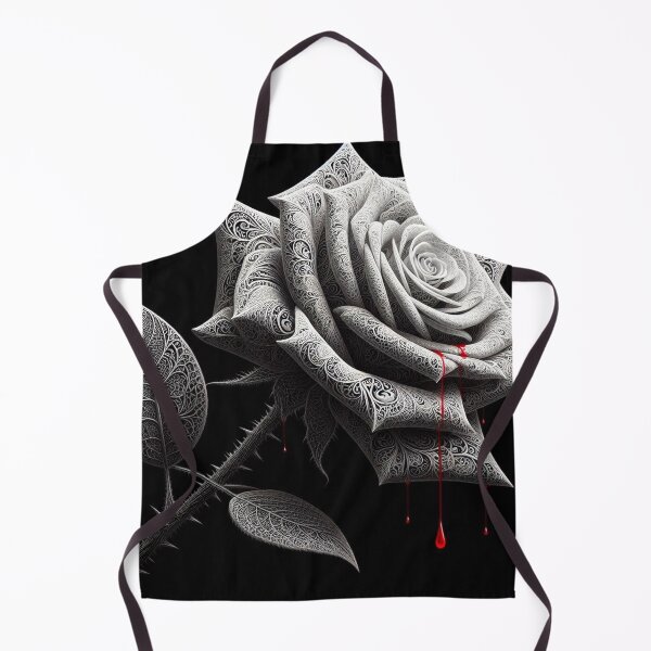 Item preview, Bloody Black White Rose designed and sold by connie campbell.