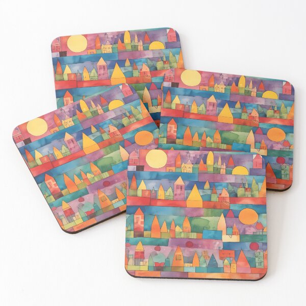 Item preview, Paul Klee Inspired Print designed and sold by PinUpPizzazz.