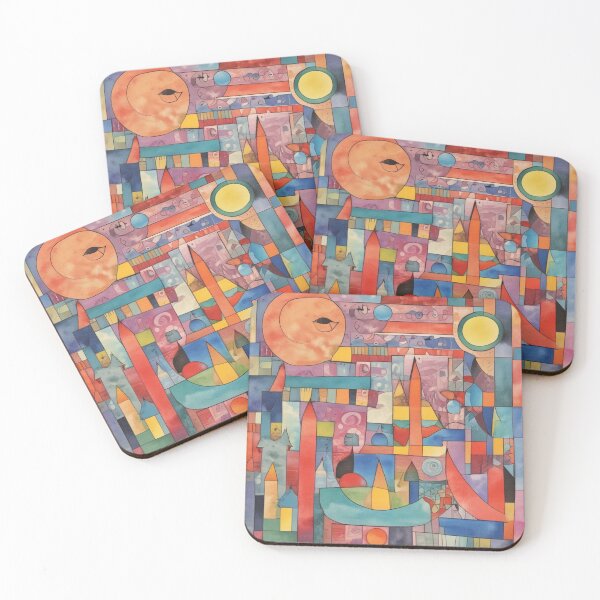 Item preview, Paul Klee Inspired Print designed and sold by PinUpPizzazz.