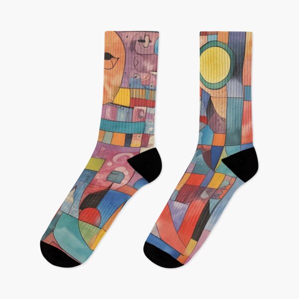Item preview, Paul Klee Inspired Print designed and sold by PinUpPizzazz.