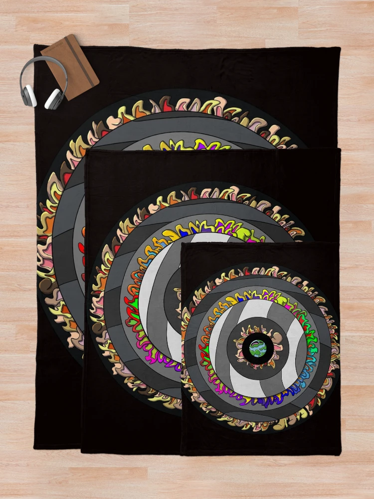 Thumbnail 5 of 6, Throw Blanket, Rift Riders BX23 designed and sold by PatternParadox.