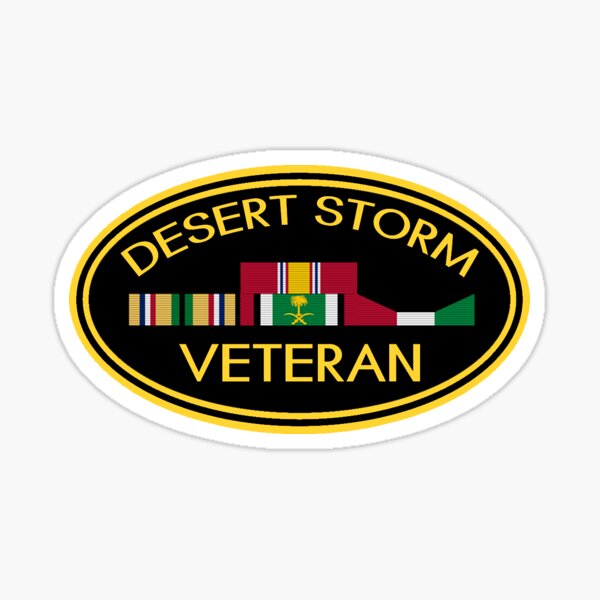 Desert Storm Veteran Sticker