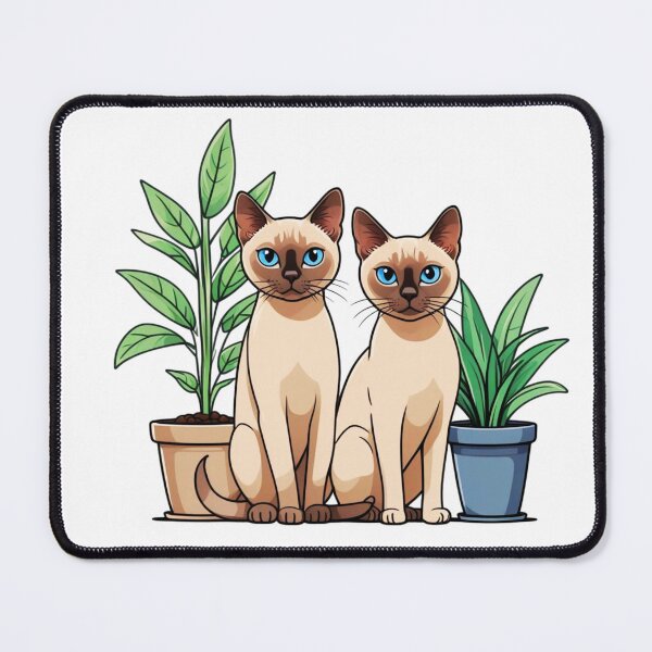 Item preview, Tonkinese Cats And Potted Plants designed and sold by TheAnimalZ00.
