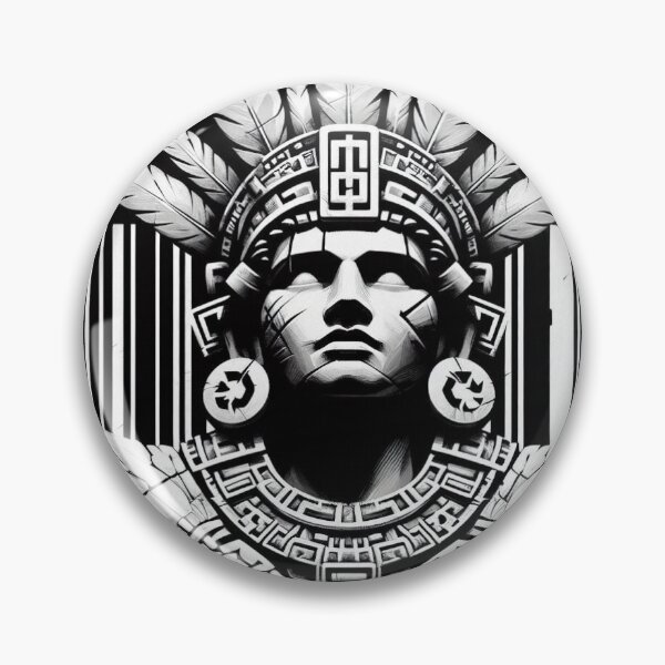 Item preview, Cyberpunk Aztec God with Graffiti designed and sold by benja-08.