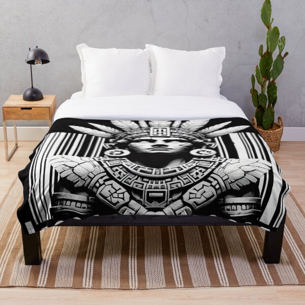 Item preview, Cyberpunk Aztec God with Graffiti designed and sold by benja-08.
