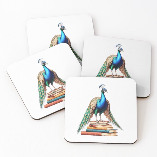 Item preview, Peacock And Books designed and sold by TheAnimalZ00.