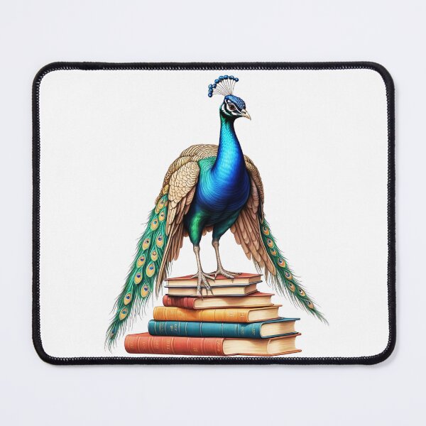 Item preview, Peacock And Books designed and sold by TheAnimalZ00.