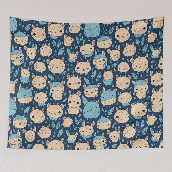 Item preview, Cuddle Critters: Adorable Animal Pattern designed and sold by Daniel Haddad.