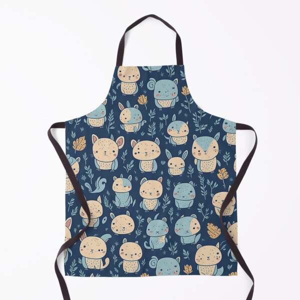 Item preview, Kawaii Woodland Friends: Cute Animal Pattern designed and sold by Daniel Haddad.