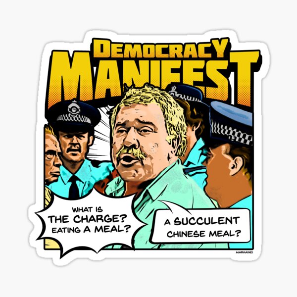 Item preview, Democracy Manifest designed and sold by maguiratesnari.