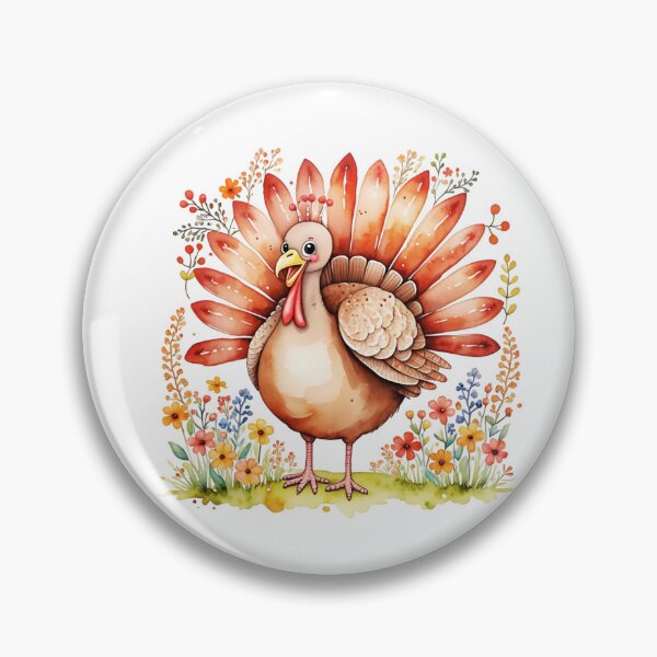 Item preview, Turkey And Flowers designed and sold by TheAnimalZ00.