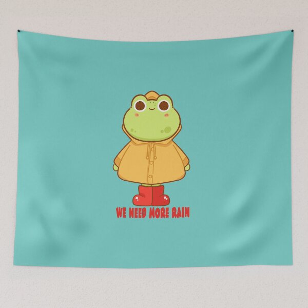 Item preview, We need more rain frog waring rain coat  designed and sold by Kawabijutsu21.