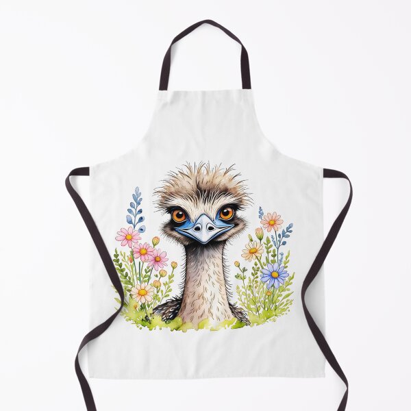Item preview, Emu Floral Portrait designed and sold by TheAnimalZ00.