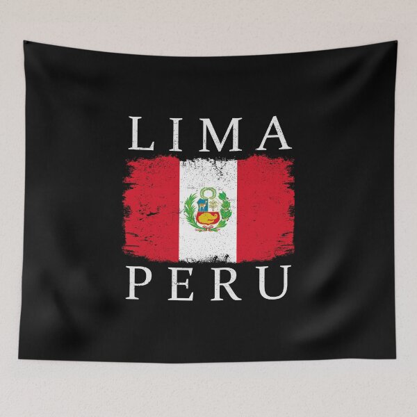 Item preview, Lima Peru Flag Peru Tourist Capital Peru Lima Tourist designed and sold by farhanhafeez.