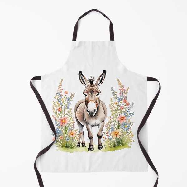 Item preview, Donkey And Flowers designed and sold by TheAnimalZ00.