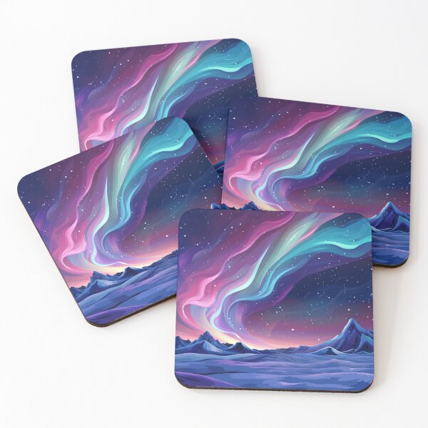 Item preview, Aurora Borealis - Northern Lights in pink and blue designed and sold by liana campbell.