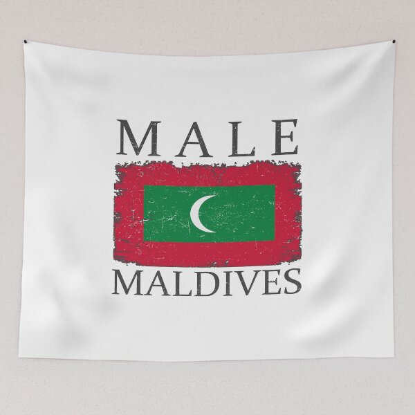 Item preview, Male Maldives Flag Maldives Tourist Capital Maldives designed and sold by farhanhafeez.