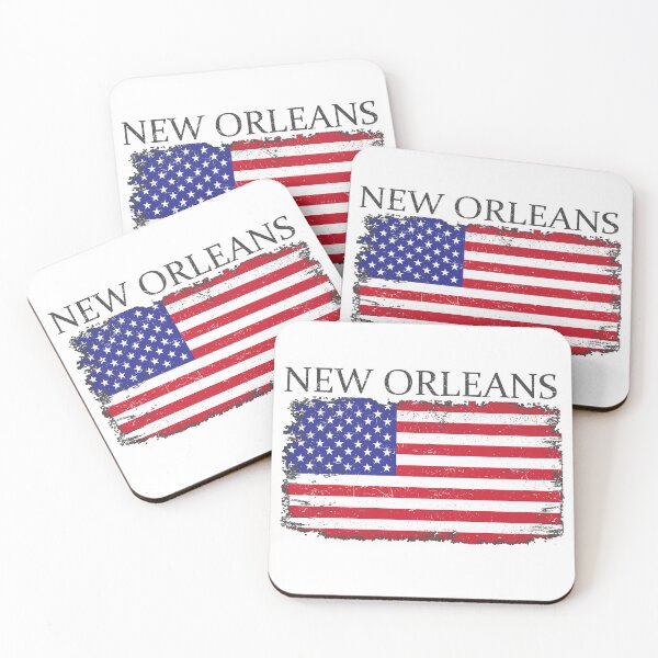 Item preview, New Orleans America Flag America Tourist New Orleans Visitor designed and sold by farhanhafeez.