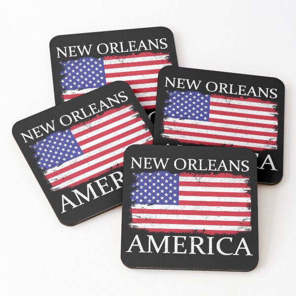 Item preview, New Orleans America Flag America Tourist New Orleans Visitor designed and sold by farhanhafeez.