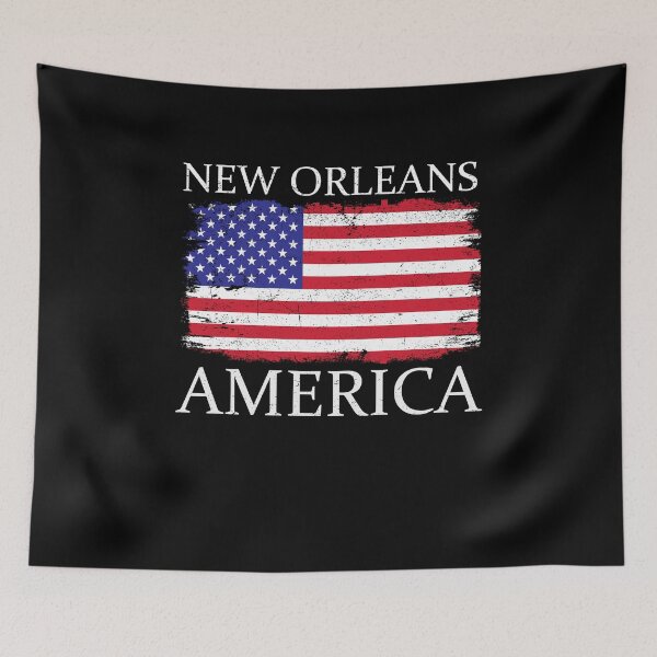 Item preview, New Orleans America Flag America Tourist New Orleans Visitor designed and sold by farhanhafeez.