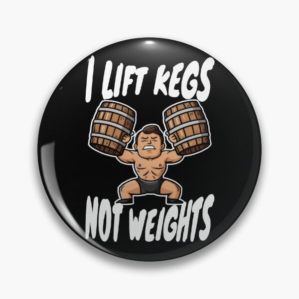 Item preview, I Lift Kegs Not Weights – Funny Gym and Beer  designed and sold by InspireHubWear.
