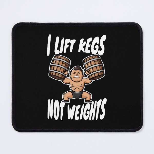 Item preview, I Lift Kegs Not Weights – Funny Gym and Beer designed and sold by InspireHubWear.