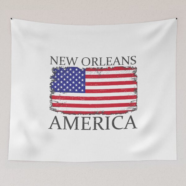 Item preview, New Orleans America Flag America Tourist New Orleans Visitor designed and sold by farhanhafeez.