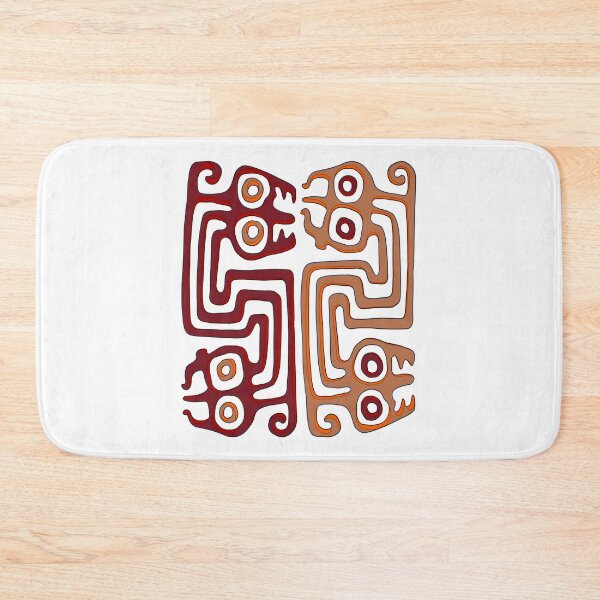 Item preview, Two double headed snakes in a Mexican motif designed and sold by DaveDanchuk.