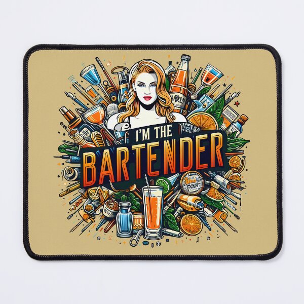 Item preview, I'm the Bartender, typography designed and sold by maxmaj.