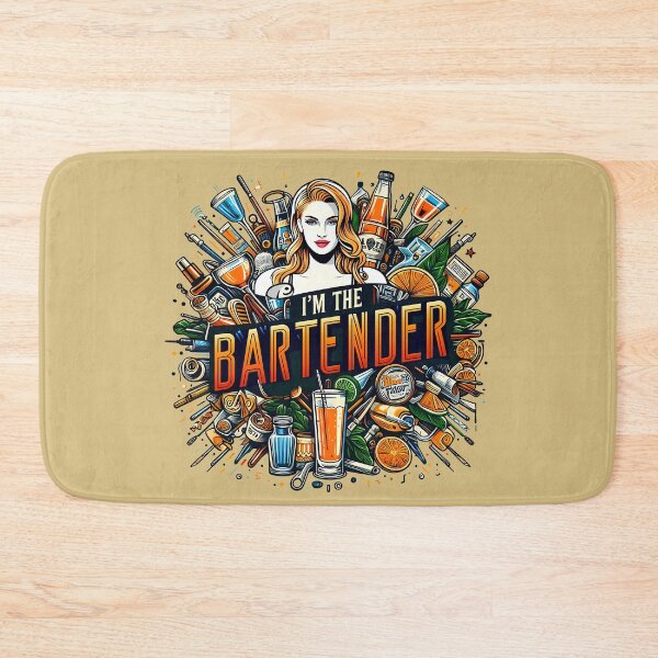 Item preview, I'm the Bartender, typography designed and sold by maxmaj.
