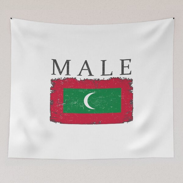 Item preview, Male Maldives Flag Maldives Tourist Capital Maldives designed and sold by farhanhafeez.