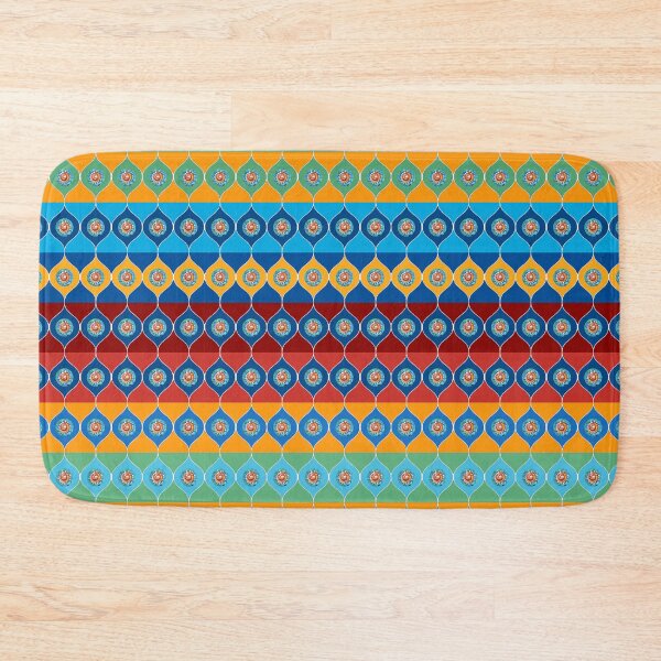 Item preview, BlueSunFlower RetroStripes designed and sold by Raichbhe.