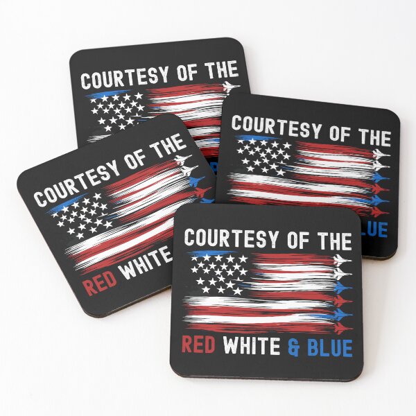 Item preview, Courtesy Red White And Blue Funny Patriotic US Flag designed and sold by Dressed For  Duty.