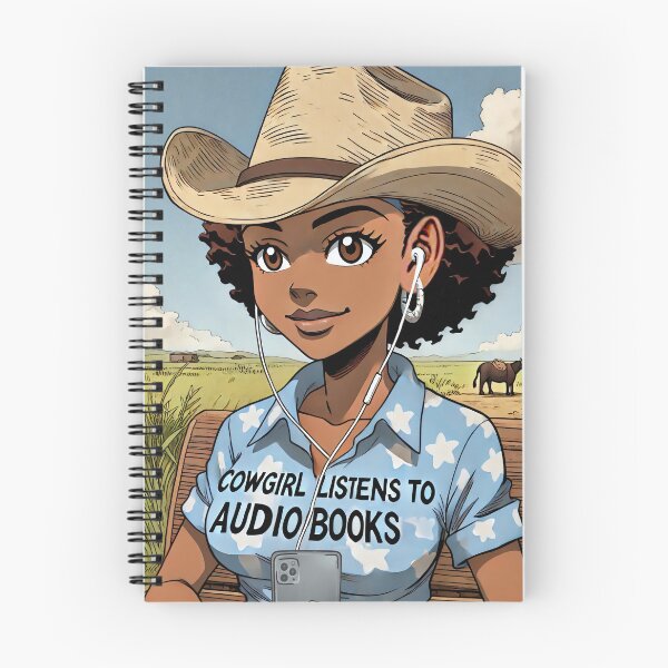 Item preview, Cowgirl Listens To Audiobooks  designed and sold by Antuan Simmons.