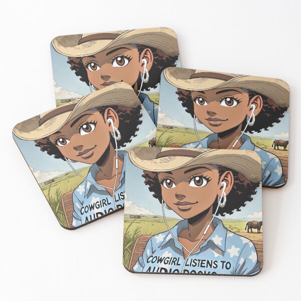 Item preview, Cowgirl Listens To Audiobooks  designed and sold by Antuan Simmons.