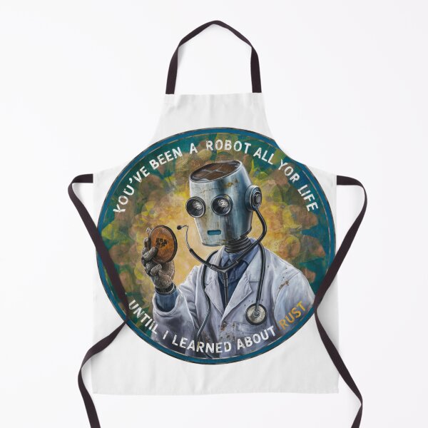 Item preview, "You've Been a Robot All Your Life - Until I Learned About Rust" number 1 designed and sold by MarandSviet.
