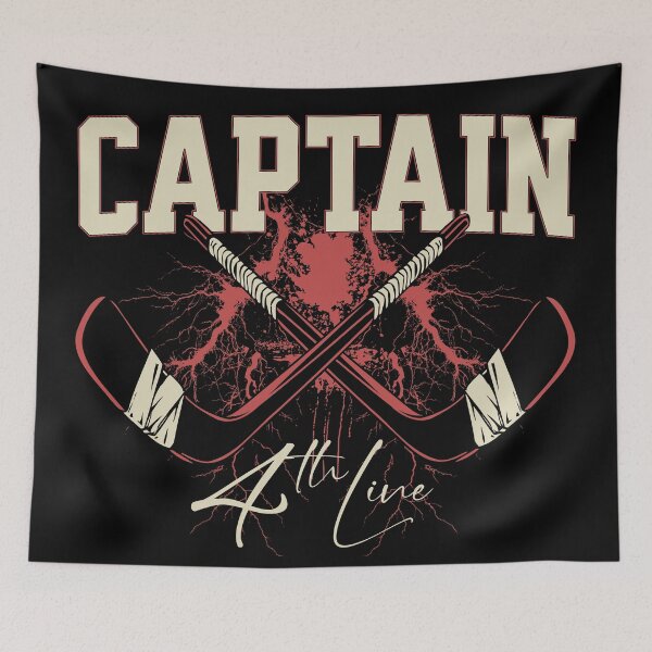 Item preview, Captain Of The 4th Line Hockey designed and sold by haneydenning.
