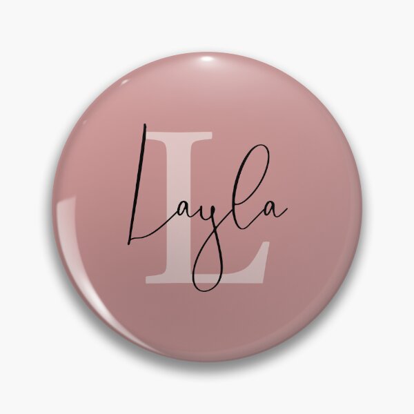 Item preview, Layla - Custom name on black cursive font  designed and sold by To the Lua.