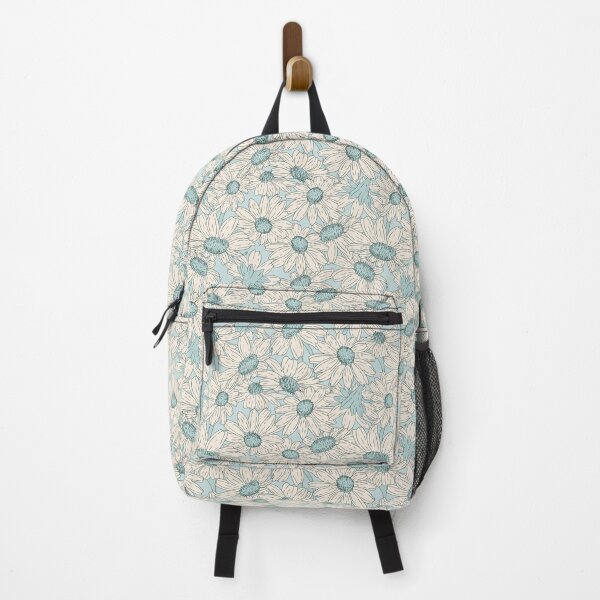Item preview, Hand drawn daisies in soft mint green tones designed and sold by SCdesignqld.