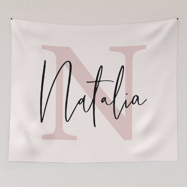 Item preview, Natalia - Custom name on black cursive font  designed and sold by To the Lua.
