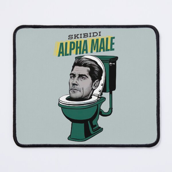 Item preview, skibidi alpha male rule the world funny gen alpha meme designed and sold by digilabs.