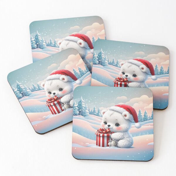 Item preview, The little Christmas polar bear is designed and sold by nicky2342.